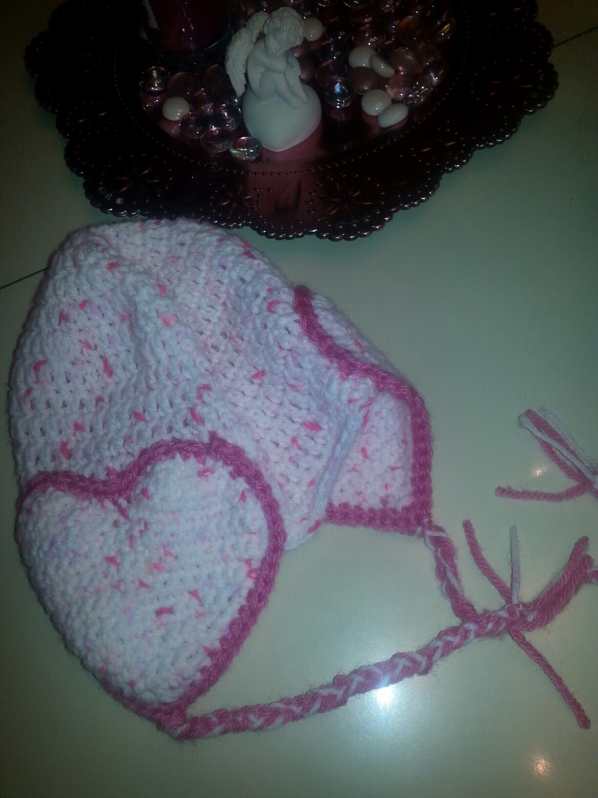 Baby Heart Hat